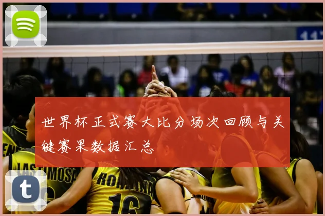 世界杯正式赛大比分场次回顾与关键赛果数据汇总